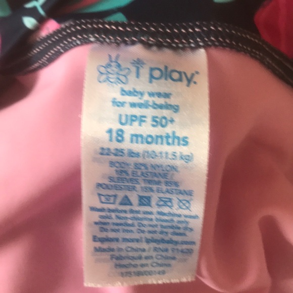 NWOT Two-Piece Rashguard Swim Set - Picture 3 of 3